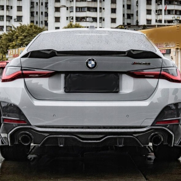 Китай T-165 Карбоновий Спойлер-Крило на Багажник BMW G26 в Стилі M-Performance (Сухий Карбон)