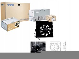 TYC 803-0009 Вентилятор охолодження bmw 3srs e-36 803-0009 tyc