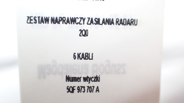 Volkswagen OE WSR2Q0JSZ60000 РАДАР ACC 2Q0907561J ГРУПА VW AUDI SEAT SKODA + РЕМКОМПЛЕКТ