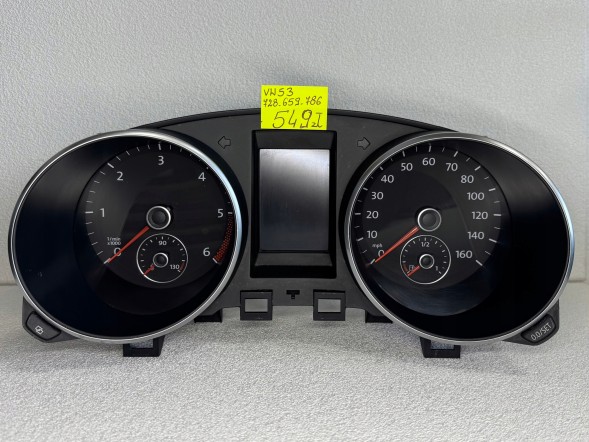 VDO ЛІЧИЛЬНИК ПРИЛАДІВ СПІДОМЕТР VOLKSWAGEN GOLF VI 5K0920960G VDO ЯК НОВИЙ