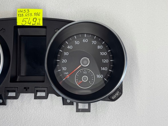 VDO ЛІЧИЛЬНИК ПРИЛАДІВ СПІДОМЕТР VOLKSWAGEN GOLF VI 5K0920960G VDO ЯК НОВИЙ