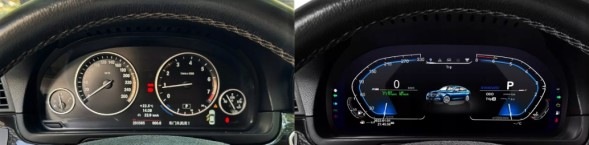 Китай F01 F02 F07 F10 F11 F06 F12 F15 F16 F25 F26 BMW F07 F10 F11 F06 F12 F01 F02 F15 F16 F25 F26 ПРИЛАДОВА ПАНЕЛЬ LCD ЦИФРОВИЙ СПІДОМЕТР