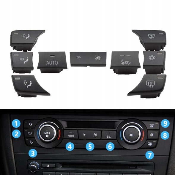 Китай 64119344143 КОМПЛЕКТ ПЕРЕКЛЮЧАЧІВ ПОВІТРЯНОГО ПОТОКУ BMW X1 X3 E87 E90 E92