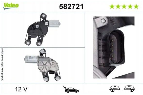 Valeo 582721 Двигун склоочисника 582721 valeo vw