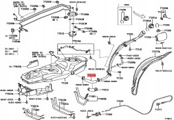 Toyota OE 77213-42100, 7721342100 ORYGINAŁ TOYOTA RAV4 05-18 |2.2D| ПАЛИВНИЙ БАК ТРУБА 7721342100 ОРИГІНАЛ