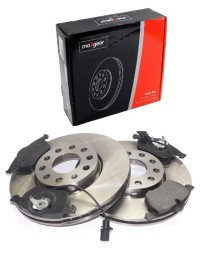 Bremsen 19-1044+BR1024 Диски + колодки ПЕРЕДНІ VW PASSAT B6 діаметр 312ММ 2005-