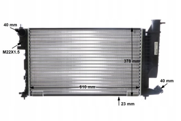 Mahle CR 306 000S Охолоджувач води mahle