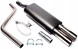 TA-Technix EVOP3E276_1 Спортивний глушник вихлопу 2x76мм TA TECHNIX VW POLO (86)