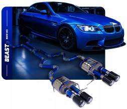 Китай Tytanowy Układ Wydechowy Aktywny z Klapami BMW M3 E92 07-13 Plug &amp; Play Титанова вихлопна система Активна з заслінками BMW M3 E92 07-13 Plug &amp; Play
