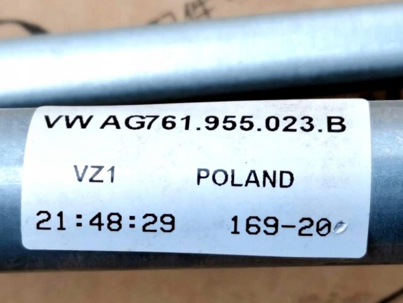 Volkswagen OE 761955023B, DWP524434OE МЕХАНІЗМ МОТОРЧИКА СКЛООЧИСНИКА VW TOUAREG CR7 III 761955023B ОРИГІНАЛ