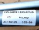 Volkswagen OE 761955023B, DWP524434OE МЕХАНІЗМ МОТОРЧИКА СКЛООЧИСНИКА VW TOUAREG CR7 III 761955023B ОРИГІНАЛ