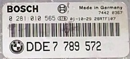 BMW OE 0281010565 DDE7789572 przygotowany w SDK Блок керування двигуном BMW E46 320D 0281010565 DDE7789572 БЕЗ IMMO