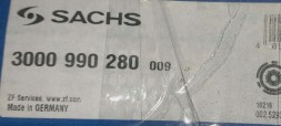 Sachs 3000 990 280 Sachs 3000 990 280 проголосив з лозиском hydr opel/saab 1.9 cdti 04>