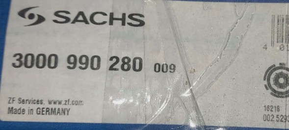 Sachs 3000 990 280 Sachs 3000 990 280 проголосив з лозиском hydr opel/saab 1.9 cdti 04>