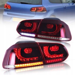 VLAND LDVWU7 9518915E mhm Комплект задніх ліхтарів Vland Led Діоди Red White GTI Tuning VW Golf VI 6 5k0 2008-