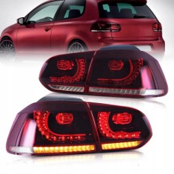 VLAND LDVWU7 9518915E mhm Комплект задніх ліхтарів Vland Led Діоди Red White GTI Tuning VW Golf VI 6 5k0 2008-