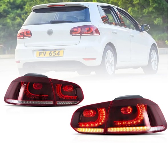 VLAND LDVWU7 9518915E mhm Комплект задніх ліхтарів Vland Led Діоди Red White GTI Tuning VW Golf VI 6 5k0 2008-