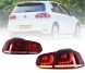 VLAND LDVWU7 9518915E mhm Комплект задніх ліхтарів Vland Led Діоди Red White GTI Tuning VW Golf VI 6 5k0 2008-