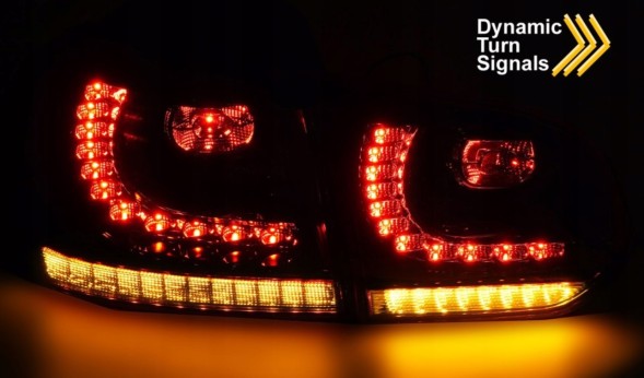 VLAND LDVWU7 9518915E mhm Комплект задніх ліхтарів Vland Led Діоди Red White GTI Tuning VW Golf VI 6 5k0 2008-
