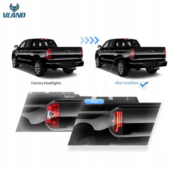 VLAND 81P591-2 mhm Лампи задні kpl Full Led Neon Діоди Тюнінг Toyota Tundra II 2 xk50 2013-21