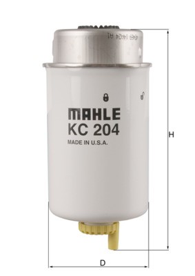 KC204 MAHLE ORIGINAL Фільтр палива