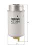 KC204 MAHLE ORIGINAL Фільтр палива