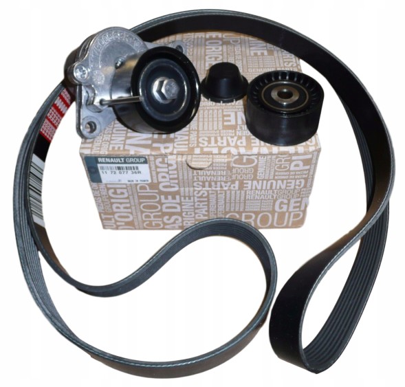 Renault OE 117207736R, 4421225, 95507001, 11720-7736R, 1172000Q4F КПЛ. Комплект клинового ременя RENAULT MASTER III MOVANO B NISSAN NV400