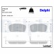 LP2219 DELPHI Комплект гальмівних колодок з 4 шт дисків