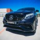 Китай 11882 Решітка Faux Mercedes GLE63 W166 GT Style Black Gloss 15-18