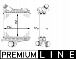 Mahle CI 221 000P Перезарядний охолоджувач повітря mahle ci 221 000p