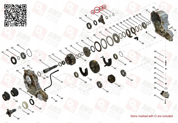 Китай 3804251950 Комплект фланців задній 27107593439 (підходить для BMW ATC350 ATC35L)