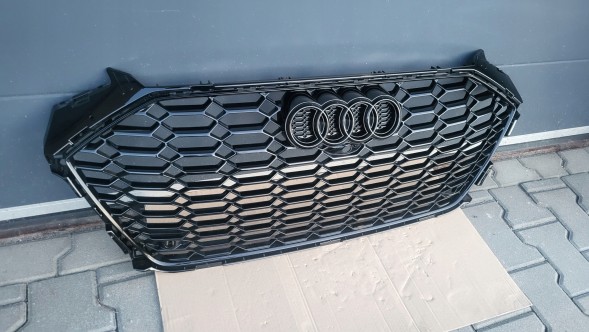 Audi OE GRILL ATRAPA CHŁODNICY AUDI RS4 B9 LIFT 2019- Решітка радіатора Audi RS4 8W0 B9 LIFT 19- 8W0853651BF BG ОРИГІНАЛ НОВА!!