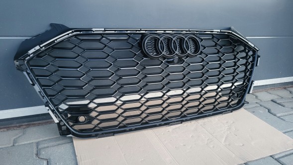 Audi OE GRILL ATRAPA CHŁODNICY AUDI RS4 B9 LIFT 2019- Решітка радіатора Audi RS4 8W0 B9 LIFT 19- 8W0853651BF BG ОРИГІНАЛ НОВА!!