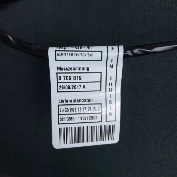 BMW OE НОВИЙ джгут BMW X1 F48, F49 LCI, PDC переднього бампера 61 12 8709821