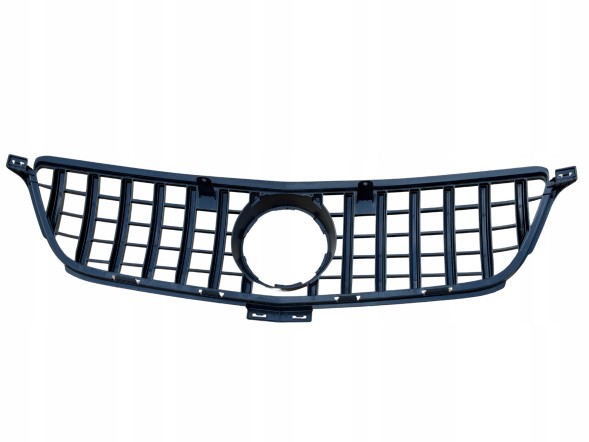 Китай A166039 Решітка радіатора Mercedes W166 ML 2013–2015 чорна, до фейсліфтингу