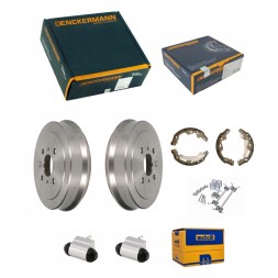 Denckermann 2× Denckermann B140035 Bęben hamulcowy + 4 інших продуктів