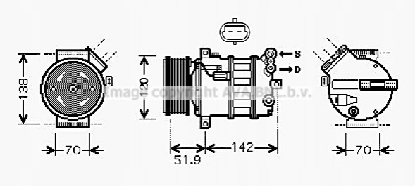 AVA Quality cooling ALAK112 Компресори кондиціонера ava quality cooling alak112