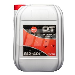 QT5614010 QT OIL Антифриз QT MEG EXTRA 40 G12 червоний 10кг