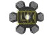 V-maxzone Part VIC-166547 Диск зчеплення 331 0105 11 для RENAULT 700 M, 704 M, 720 M, 724 M, 750 MI,