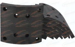 Lamiro 26-139 Гальмівна накладка MAN TGA/L/S 410x180