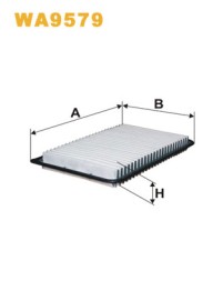 WA9579 WIX FILTERS Фільтр повітряний