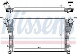 Nissens 96494 Інтеркулер nissens 96494