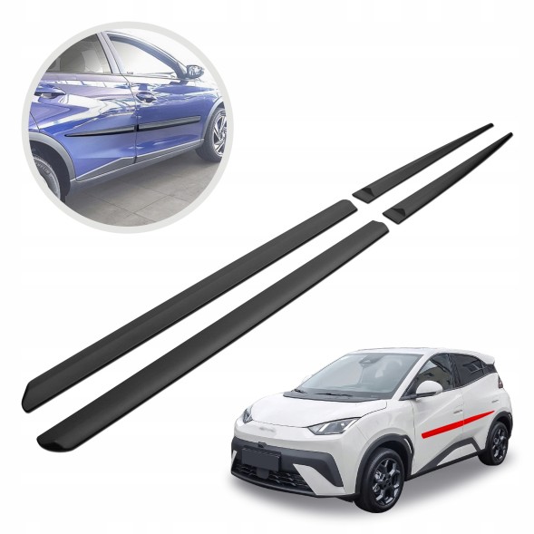 CHROMEMASTER RD-SD-0021-010 Бічні планки дверей кришки кузова для BYD DOLPHIN SURF I 2025- ХЕТЧБЕК