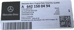 Mercedes-Benz OE NASTAWNIK SILNIK KLAP KOLEKTORA SILOWNIK M642 ORYGINAL NOWY 6421500494 НАСТРОЙКА ДВИГУНА ЗАСЛІНОК КОЛЕКТОРА СИЛОВИЙ АГРЕГАТ М642 ОРИГІНАЛ 6421500494