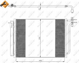 NRF 35406 Конденсатор кондиціонера nrf 35406
