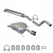 CHINA ZEST.00034 Глушники opel astra h twintop 1.6 turbo 180 к.С