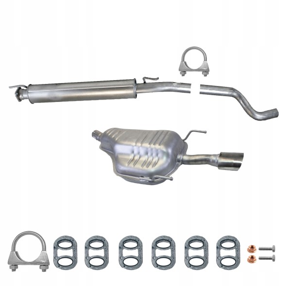 CHINA ZEST.00034 Глушники opel astra h twintop 1.6 turbo 180 к.С