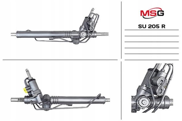 MSG SU205NEW Рульова рейка Subaru Legacy 03-09