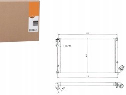 NRF PRO/58022 NRF Охолоджувач двигуна peugeot 406 2.0 11.95-12.04 nrf + асистент зіткнення #34