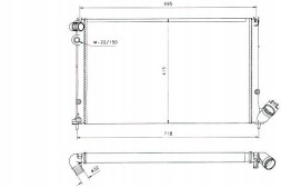 NRF PRO/58022 NRF Охолоджувач двигуна peugeot 406 2.0 11.95-12.04 nrf + асистент зіткнення #34